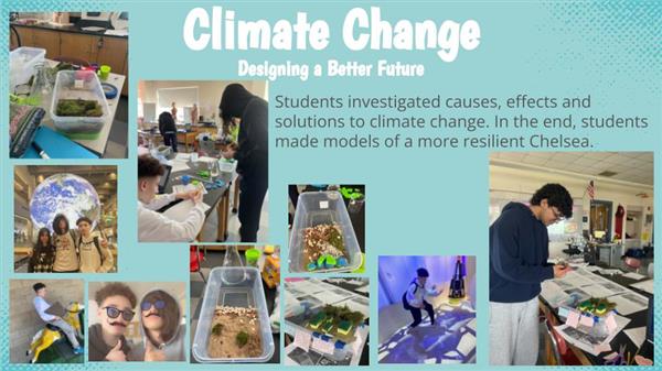 Slides describing coursework that happened at Chelsea High School during Acceleration Academy.